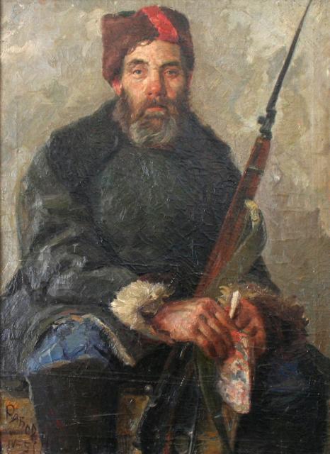 Рябов Н.П. Портрет партизана. 1951 Рябов Н.П. Портрет партизана. 1951